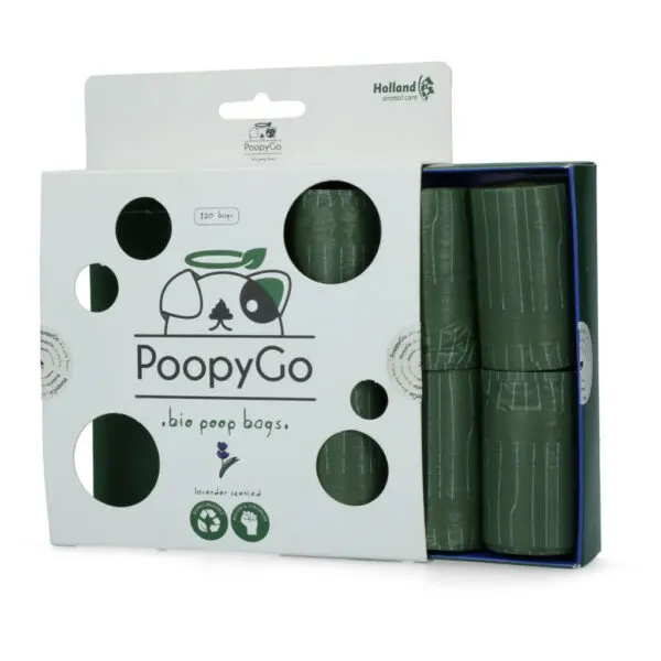 Pachet pungi biodegradabile PoopyGo (8 x 15 pungi)