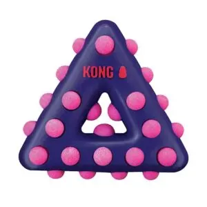 Jucărie senzorială pentru câini KONG Dotz Triangle