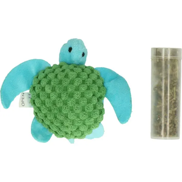 Jucărie senzorială pentru pisici cu reumplere KONG Refillable Turtle