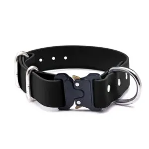 Zgardă Quick Release din Biothane Doctor Totolici, culoare Black