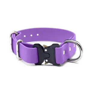 Zgardă Quick Release din Biothane Doctor Totolici, culoare Amethyst Orchid