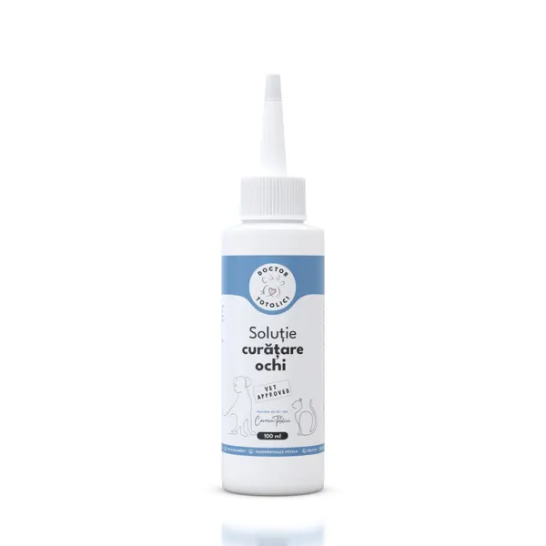 Soluție curățare ochi Doctor Totolici, 100 ml