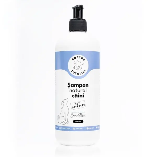 Șampon natural câini Doctor Totolici, 500 ml