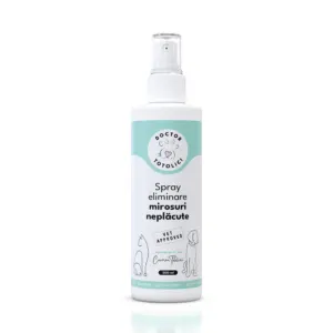 Spray eliminare mirosuri neplăcute fără parfum Doctor Totolici, 200 ml