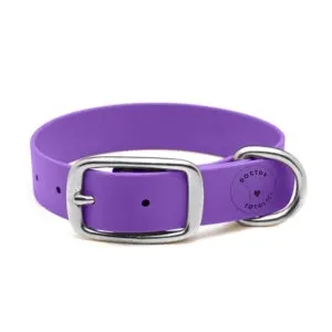 Zgardă Daily din Biothane Doctor Totolici, culoare Amethyst Orchid