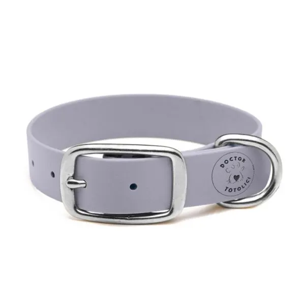 Zgardă Daily din Biothane Doctor Totolici, culoare Grey