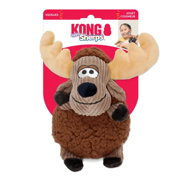 Jucărie senzorială pentru câini KONG Sherps Floofs Moose