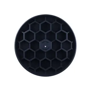 Bol hrănire lentă pentru câini - Slow feeder Honeycomb Doctor Totolici, culoare Anthracite