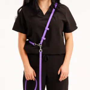Adaptor Hands-Free din Biothane Doctor Totolici, culoare Amethyst Orchid