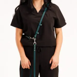 Adaptor Hands-Free din Biothane Doctor Totolici, culoare Hunter Green
