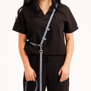 Adaptor Hands-Free din Biothane Doctor Totolici, culoare Grey