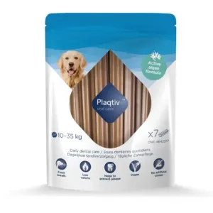 Dental sticks pentru câini Plaqtiv+ Oral Care, pachet 7 buc