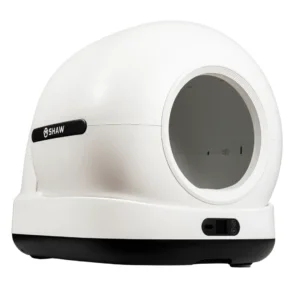 Litieră automată pentru pisici Shaw Ultra 75L, autocurățare, UV, Wi-Fi, aplicație, culoare negru