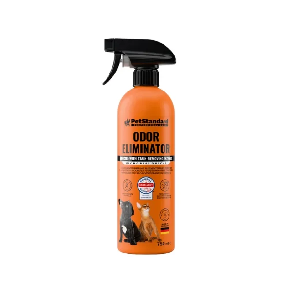 Soluție enzimatică pentru pete și mirosuri de animale, pentru urină, fecale și vomă, Pet Standard, 750 ml