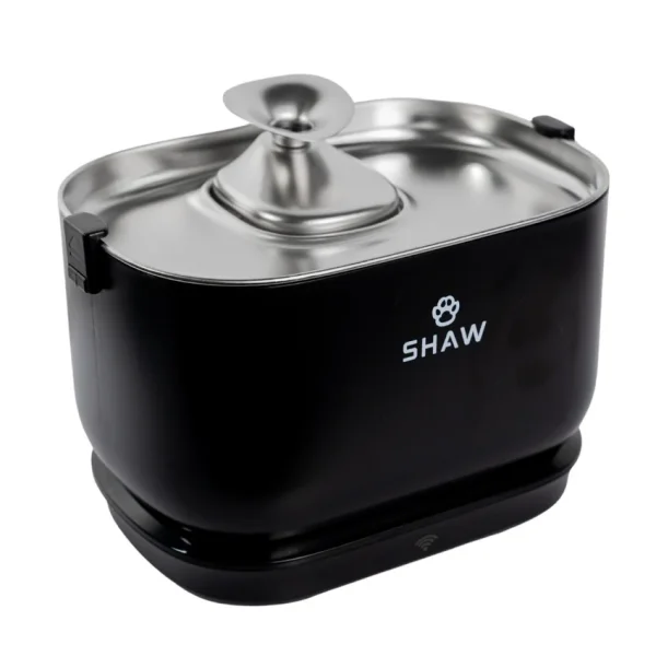 Fântână Smart pentru Câini și Pisici Shaw PRO V3 2,5L, culoare negru