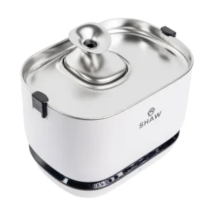 Fântână Smart pentru Câini și Pisici Shaw PRO V3 2,5L, culoare alb