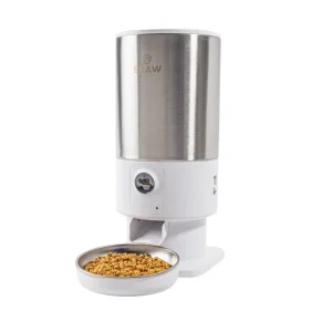 Hrănitor automat smart Shaw PRO V3 pentru câini și pisici, 5 L, cameră Full HD și control din aplicație, culoare alb